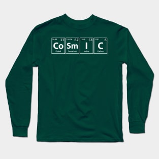 Cosmic (Co-Sm-I-C) Periodic Elements Spelling Long Sleeve T-Shirt